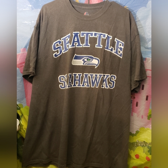 Other - 2x Dark Grey Seattle Seahawks Original Logo Short Sleeve Tee Shirt